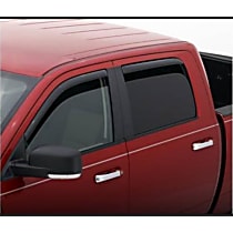 Window Visor, Sedan, Outside Mount, Smoke - 
