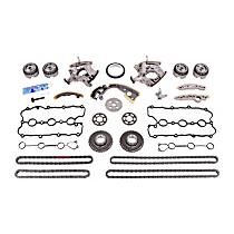 Timing Chain Kit, enginedesignationname: BKH; DOHC; Aftermarket Grade, 6 Cyl 3.2L