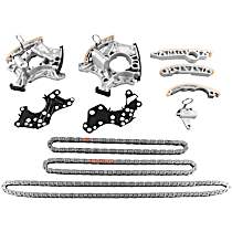 Timing Chain Kit, DOHC; enginedesignationname: BKH; Aftermarket Grade; Auxiliary To Cam, 6 Cyl 3.2L