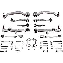 Front Control Arm Kit, B7 Body, Contains 8E0 407 506 A, 8E0 407 505 A, 8E0 407 693 AL, 8E0 407 694 AL, 8E0 407 510 A, 8E0 407 509 A, 8E0 407 151 R, 4F0 419 811 D, 8E0 411 317, 8E0 411 318