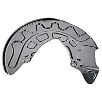 Front, Driver Side Brake Dust Shields, 4 Cyl 1.8L, With Oe No. 5Q0615311G