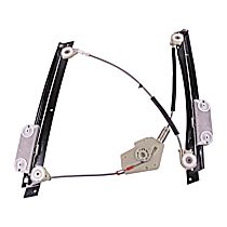Front, Driver Side Power Window Regulator, With Motor, Aftermarket Grade