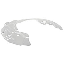 Front, Driver Side Brake Dust Shields, 3.0L, enginedes : N52; Convertible; mfrbodycodename : E93; With Oe No. 34106762851
