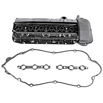 Valve Cover, mfrbodycodename : E4; From 09/2002; With Oe No. 11127512839, 3.0L 6Cyl, OE Replacement Series