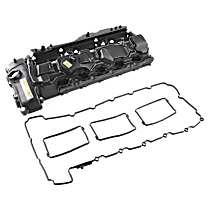 Valve Cover, enginedes : N55B30A; mfrbodycodename : F25, 3.0L 6Cyl, OE Replacement Series - 