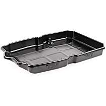 V30-3415 Transmission Pan - Powdercoated Black, Steel, Direct Fit, Sold Individually