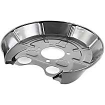 V40-2018 Driver Side Brake Dust Shields, Sheet Steel