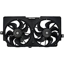 Radiator Fan 6 Cyl 3.4L, With Standard Cooling, Dual fan, VDO OE Replacement - 