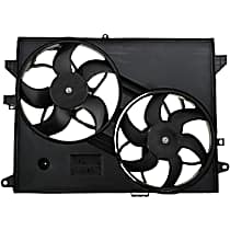 Radiator Fan 4 Cyl 2.4L, Dual fan, VDO OE Replacement - 