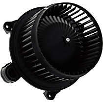 Blower Motor, with Optional Rear Heater, with Blower Wheel, Under Passenger Seat Replacement, OE Replacement Series - Rear