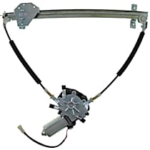 WL41365 Front, Passenger Side VDO OE Replacement Power Window Regulator, With Motor