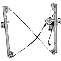 WL41644 Front, Driver Side VDO OE Replacement Power Window Regulator, With Motor
