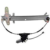 WL43110 Rear, Passenger Side VDO OE Replacement Power Window Regulator, With Motor