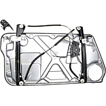 WR51207 Front, Passenger Side VDO OE Replacement Power Window Regulator, Without Motor