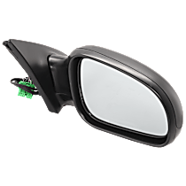 Passenger Side Mirror, Power, Manual Folding, Heated, Paintable, Without Signal Light and Memory, With Puddle Light, Without Auto-Dim and Blind Spot Feature, With Illum Entry, Non-Retractable