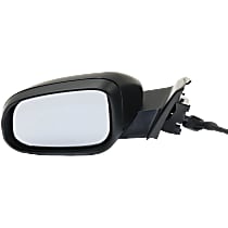 Driver Side Mirror, Power, Manual Folding, Heated, Paintable, In-housing Signal Light, With memory, With Puddle Light, Without Auto-Dimming, Without Blind Spot Feature