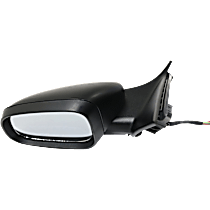 Driver Side Mirror, Power, Power Folding, Heated, Paintable, In-housing Signal Light, With memory, With Puddle Light, No Auto-Dimming, No Blind Spot Feature
