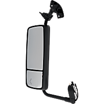 Driver Side Mirror, Upper - Power Adjust, Lower - Manual Adjust, Heated, Manual Folding, Chrome, No Signal Light, No Memory, No Puddle Light, No Auto-Dimming, No Blind Spot Feature
