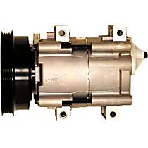 A/C Compressor, With Clutch, 6-Groove Pulley, 6 Cyl 3.0L, Valeo OE Replacement - 