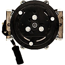 A/C Compressor Sold individually With Clutch, 8-Groove Pulley