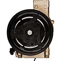 A/C Compressor, With Clutch, 6-Groove Pulley, 4 Cyl 2.5L, Valeo OE Replacement - 