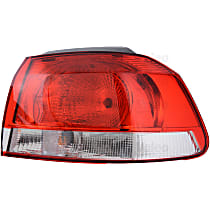 43879 Passenger Side, Outer LED Tail Light, With bulb(s)