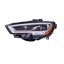 46830 Driver Side LED Headlight, Without bulb(s)