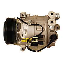 813141 A/C Compressor, With Clutch, 6-Groove Pulley, 8, 4.4, Valeo OE Replacement