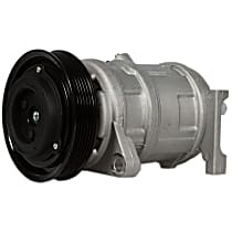 A/C Compressor, Without Auxiliary A/C, With Clutch, 6-Groove Pulley, 6 Cyl 3.3L, OE Replacement Series - 