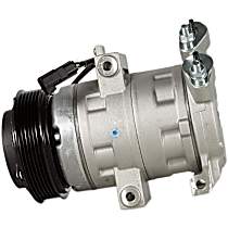 A/C Compressor, With Clutch, 6-Groove Pulley, 4 Cyl 2.3L, Valeo A/C Compressor - 
