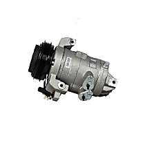 A/C Compressor, With Clutch, 4-Groove Pulley, 6 Cyl 3.7L - 