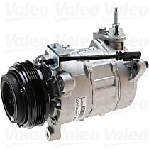 A/C Compressor, Without Rear A/C, With Clutch, 4-Groove Pulley, 8 Cyl 6.2L - 