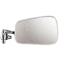Passenger Side Mirror, Manual Adjust, Non-Folding, Non-Heated, Chrome, Without Signal Light, Without memory, Without Puddle Light, Without Auto-Dimming, Without Blind Spot Feature, Sedan