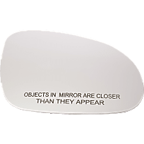 Passenger Side Mirror Glass, Heated, No Blind Spot Feature No Turn Signal Light