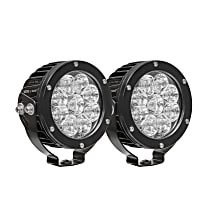 09-12007B-PR LED Offroad Light - Black, Set of 2