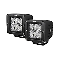 09-12200B-PR LED Offroad Light - Black, Universal, Set of 2