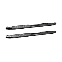 21-23585 Pro Traxx 4 Series Powdercoated Black Nerf Bars, Covers Cab Length - Set of 2