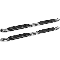 21-23930 Pro Traxx 4 Series, Polished Stainless Steel 4in. Oval Nerf Bars