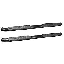 21-23935 Pro Traxx 4 Series Powdercoated Black Nerf Bars, Covers Cab Length - Set of 2
