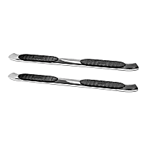 21-53560 Pro Traxx 5 Series, Polished Stainless Steel 5in. Oval Nerf Bars