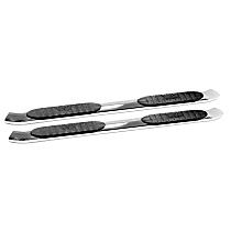 21-53940 Pro Traxx 5 Series, Polished Stainless Steel 5in. Oval Nerf Bars
