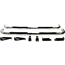 23-1680 E-Series Polished Nerf Bars, Covers Cab Length - Set of 2