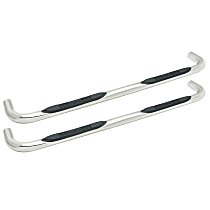 23-2360 E-Series Polished Nerf Bars, Covers Cab Length - Set of 2