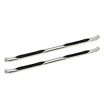 E-Series, Polished Stainless Steel 3in. Round Nerf Bars