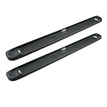 27-0005 Running Boards, Powdercoated Black, Aluminum, 72 in. Length, Mounting Kit Required, Crew Cab Pickup/Extended Cab Pickup/Standard Cab Pickup/Sport Utility, Molded Series