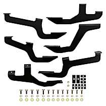 27-2365 Running Board Mounting Kit - Black, Steel, Direct Fit, Kit