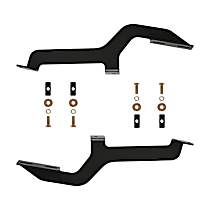 27-2385 Running Board Mounting Kit - Black, Steel, Direct Fit, Kit
