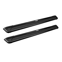 Running Boards, Crew Cab Pickup, Powdercoated Black, Non-Powered, Aluminum, Set of 2, Sure-grip Series