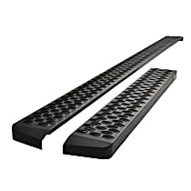 27-80005 Grate Steps Series Running Boards - Black, Sold individually