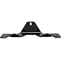 32-0055 License Plate Relocator - Powdercoated Black, Steel, Direct Fit